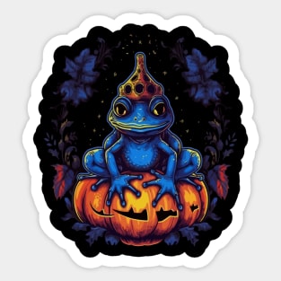 Frog Halloween Sticker
